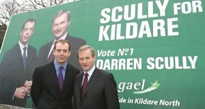 Darren Scully pictured with Enda Kenny