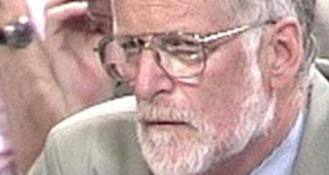 David Kelly being questioned by the Commons Select Committee in 2003.