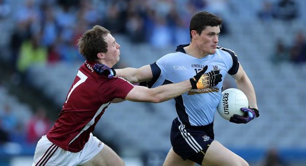 Dublin's Diarmuid Connolly with John Gaffey of Westmeath. Picture: INPHO