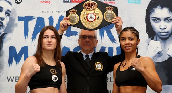 Katie Taylor weighs in for world title defence against Jessica McCaskill Katie Taylor weighs in for world title defence against Jessica McCaskill