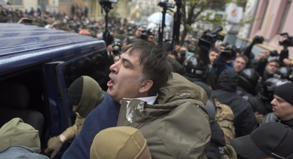 Saakashvili calls for protest camp in Ukraine's capital Saakashvili calls for protest camp in Ukraine's capital