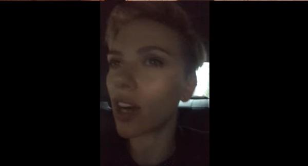 Scarlett Johansson invites doppelganger gran for a drink