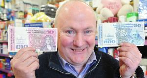 Tony Morgan from Lipton's shop in Clones was the first retailer to re-introduce the punt. Picture: Ciara Wilkinson.